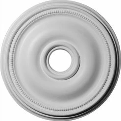 Ekena Bradford Ceiling Medallion CM18BR, 18-1/8"OD x 3-3/4"ID x 1-1/8"D