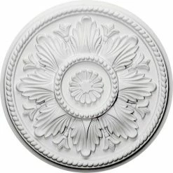 Ekena Edinburgh Ceiling Medallion CM18ED, 18"OD x 5-1/2"ID x 1-3/4"D