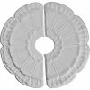 Ekena Flower Ceiling Medallion CM18FW2, 18-1/2"OD x 3-5/8"ID x 7/8"D -Cheap Moulding & Millwork Store EKE CM18FW2