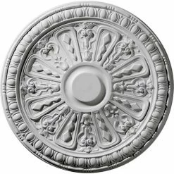 Ekena Raymond Ceiling Medallion CM18RA2, 18"OD x 3"ID x 1-1/4"D