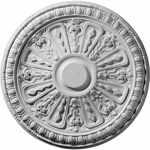 Ekena Raymond Ceiling Medallion CM18RA2, 18"OD x 3"ID x 1-1/4"D 3 Ekena Raymond Ceiling Medallion CM18RA2, 18"OD x 3"ID x 1-1/4"D