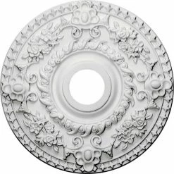 Ekena Rose Ceiling Medallion CM18RO, 18"OD x 3-1/2"ID x 1-1/2"D