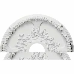 Ekena Antioch Ceiling Medallion CM18SE, 18"OD x 3-1/2"ID x 1-3/8"D