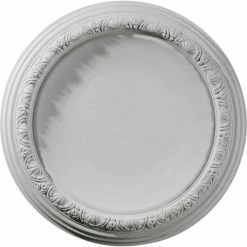 Ekena Carlsbad Ceiling Medallion CM19CA, 19-1/2"OD x 14-1/4"ID x 1-3/4"D