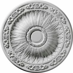 Ekena Lunel Ceiling Medallion CM20LU, 20-1/4"OD x 3-3/4"ID x 1-1/2"D