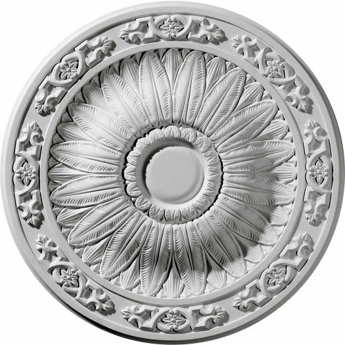 Ekena Lunel Ceiling Medallion CM20LU, 20-1/4"OD x 3-3/4"ID x 1-1/2"D 3 Ekena Lunel Ceiling Medallion CM20LU, 20-1/4"OD x 3-3/4"ID x 1-1/2"D