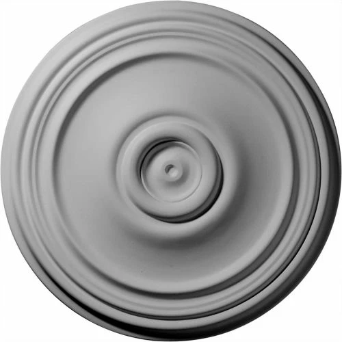 Ekena Reece Ceiling Medallion CM21RE, 21"OD x 3-3/4"ID x 1-1/4"D 3 Ekena Reece Ceiling Medallion CM21RE, 21"OD x 3-3/4"ID x 1-1/4"D