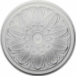 Ekena Bordeaux Ceiling Medallion CM22BO, 22-5/8"OD x 1-3/4"D