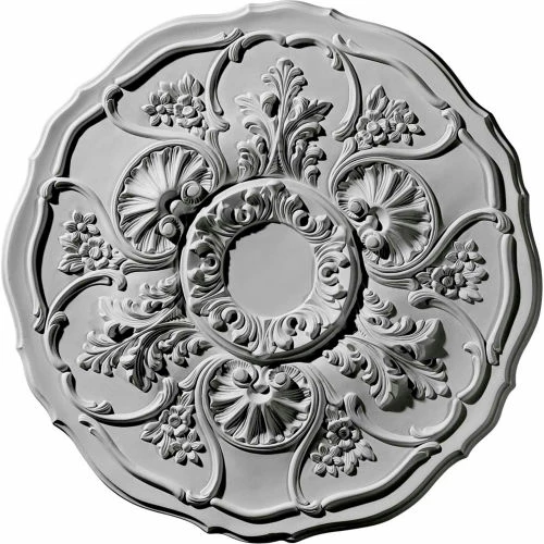 Ekena Cornelia Ceiling Medallion CM22CN, 22-1/2"OD 3 Ekena Cornelia Ceiling Medallion CM22CN, 22-1/2"OD