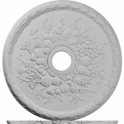 Ekena Grape Ceiling Medallion CM22GR, 22-5/8"OD x 3-5/8"ID x 5/8"D
