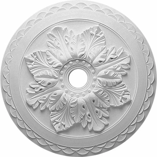 Ekena Bordeaux Deluxe Ceiling Medallion CM23BO, 23-5/8"OD x 3"ID x 2"D 3 Ekena Bordeaux Deluxe Ceiling Medallion CM23BO, 23-5/8"OD x 3"ID x 2"D