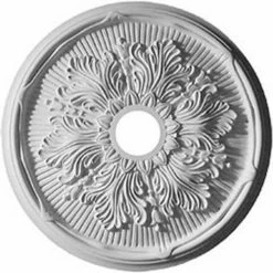 Ekena Luton Leaf Ceiling Medallion CM23LU, 23-3/4"OD x 3-5/8"ID x 1-7/8"D