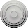 Ekena Traditional Ceiling Medallion CM24TR, 24-3/8"OD x 5-1/4"ID x 1-1/2"D 1 Ekena Traditional Ceiling Medallion CM24TR, 24-3/8"OD x 5-1/4"ID x 1-1/2"D -Cheap Moulding & Millwork Store EKE CM24TR