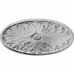 Ekena Madrid Ceiling Medallion CM24X12MA, 24-3/4"W x 12-1/2"H x 1-3/4"D