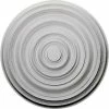 Ekena Carton Smooth Ceiling Medallion CM29CA, 29-1/8"OD x 1-1/2"D -Cheap Moulding & Millwork Store EKE CM29CA