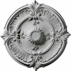 Ekena Attica Acanthus Leaf Ceiling Medallion CM30AT, 30-1/8"OD