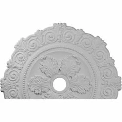 Ekena Scroll Medallion CM33SC, 33-1/4"OD x 3-5/8"ID x 1"D