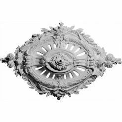 Ekena Antonio Ceiling Medallion CM35X22AN, 35-7/8"W x 22-1/2"H x 4-3/8"D