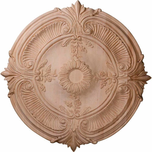 Ekena Carved Acanthus Leaf Ceiling Medallion CMW16ACMA, 16"OD x 1-1/8"D 3 Ekena Carved Acanthus Leaf Ceiling Medallion CMW16ACMA, 16"OD x 1-1/8"D