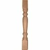 Ekena Legacy Tapered Cabinet Column COL03X03X35LEMA, 3-3/4"W x 3-3/4"D x 35-1/2"H, Btm Block 7-1/8" -Cheap Moulding & Millwork Store EKE COL03X03X35LEMA