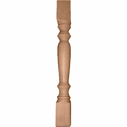 Ekena Legacy Tapered Cabinet Column COL03X03X35LEMA, 3-3/4"W x 3-3/4"D x 35-1/2"H, Btm Block 7-1/8" 3 Ekena Legacy Tapered Cabinet Column COL03X03X35LEMA, 3-3/4"W x 3-3/4"D x 35-1/2"H, Btm Block 7-1/8"