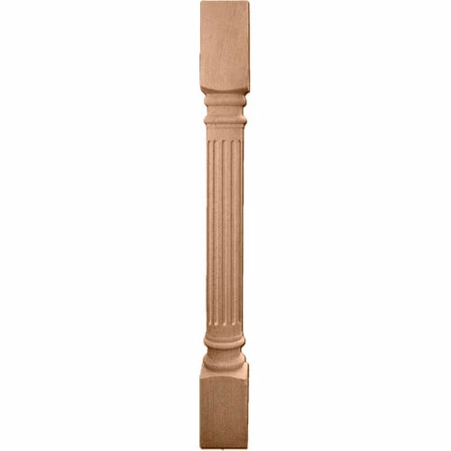 Ekena Richmond Fluted Cabinet Column COL05X05X35RIAL, 5"W x 5"D x 35-1/2"H, Bottom Block: 7" 3 Ekena Richmond Fluted Cabinet Column COL05X05X35RIAL, 5"W x 5"D x 35-1/2"H, Bottom Block: 7"