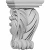 Ekena Alexandria Corbel COR02X01X03AL, 2-5/8"W x 1-3/8"D x 3-5/8"H