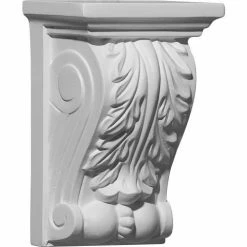 Ekena Legacy Acanthus Corbel COR03X02X05LE, 3-7/8"W x 2-3/4"D x 5-7/8"H