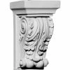 Ekena Apollo Leaf Corbel COR03X02X06AP, 3-1/2"W x 2-3/4"D x 6"H