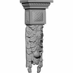 Ekena Hampshire Large Drop Corbel COR04X02X11HA, 4-1/4"W x 2-1/2"D x 10-7/8"H
