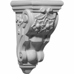 Ekena Kirke Corbel COR04X05X09KI, 4-7/8"W x 5-5/8"D x 9-5/8"H