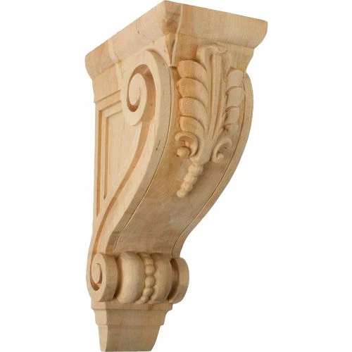 Ekena Large Fig Leaf Corbel COR04X08X13FIAL, 4-3/4"W x 8"D x 13-1/4"H 3 Ekena Large Fig Leaf Corbel COR04X08X13FIAL, 4-3/4"W x 8"D x 13-1/4"H