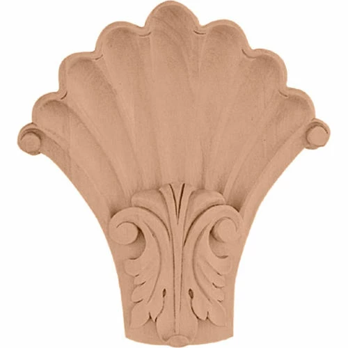 Ekena Medium Acanthus in Shell Corbel COR05X01X06SHAL, 5-1/4"W x 2"D x 6-1/2"H 3 Ekena Medium Acanthus in Shell Corbel COR05X01X06SHAL, 5-1/4"W x 2"D x 6-1/2"H