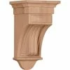 Ekena Raised Fluting Corbel COR05X05X10RAMA, 5-1/2"W x 5-1/2"D x 10"H -Cheap Moulding & Millwork Store EKE COR05X05X10RAMA