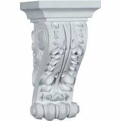Ekena Acanthus Corbel COR05X10X05AC, 5-1/2"W x 5-3/8"D x 10-5/8"H