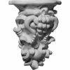 Ekena Olive Cluster Corbel COR06X03X07OL, 6-1/8"W x 3-1/8"D x 7-1/2"H -Cheap Moulding & Millwork Store EKE COR06X03X07OL