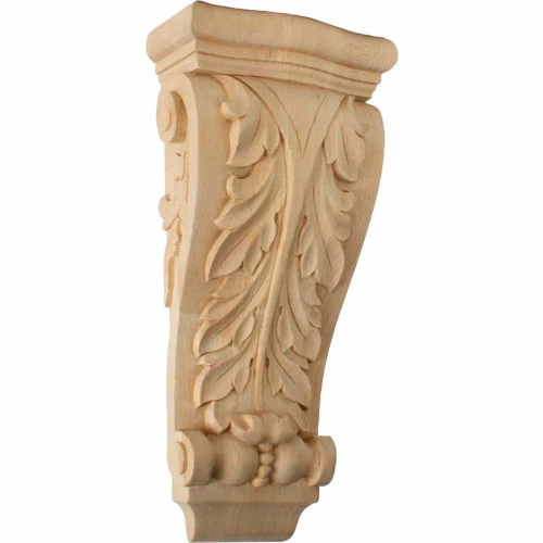Ekena Medium Farmingdale Acanthus Pilaster Corbel COR06X03X13FRMA, 6-1/4"W x 3-1/8"D x 13-1/2"H 3 Ekena Medium Farmingdale Acanthus Pilaster Corbel COR06X03X13FRMA, 6-1/4"W x 3-1/8"D x 13-1/2"H