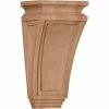 Ekena Arts And Crafts Corbel COR06X04X12ARCH, 6"W x 4-3/4"D x 12"H
