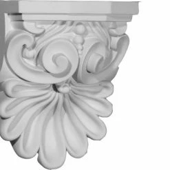 Ekena Quentin Shell Corbel COR06X05X09QU, 6-3/8"W x 5-5/8"D x 9"H