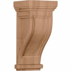 Ekena Charleston Mission Corbel COR06X06X14TRMA, 6-1/2"W x 6-1/2"D x 14"H