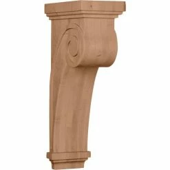 Ekena Scroll Corbel COR06X10X22SCMA, 6-1/4"W x 10"D x 22"H