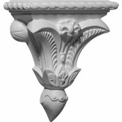 Ekena Pompeii Corbel COR07X03X08PO, 7-3/8"W x 3-1/4"D x 8-3/4"H