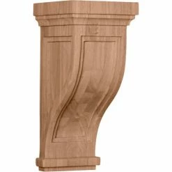 Ekena Charleston Mission Corbel COR07X08X17TRMA, 7-1/2"W x 8"D x 17"H