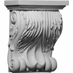 Ekena Forest Leaf Corbel COR08X04X11FO, 8-3/4"W x 4-5/8"D x 11"H