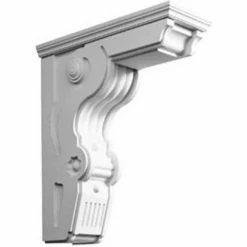 Ekena Large Giana Corbel COR08X22X26GI, 8-1/2"W x 22-1/2"D x 26"H