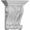 Ekena Lyon Twin Leaf Corbel COR11X05X14LY, 11-3/4"W x 5-7/8"D x 14-1/8"H -Cheap Moulding & Millwork Store EKE COR11X05X14LY