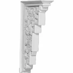Ekena Genevieve Corbel COR12X02X07GE, 2-1/8"W x 7-7/8"D x 12-1/8"H