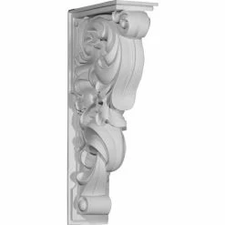 Ekena Kent Corbel COR17X03X08KE, 3-5/8"W x 8-5/8"D x 17-1/4"H