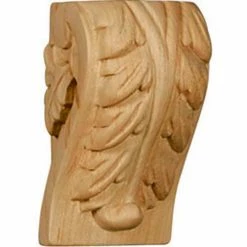 Ekena Small Traditional Pilaster Corbel CORW05X02X10PTRO, 4-3/4"W x 1-3/4"D x 10"H
