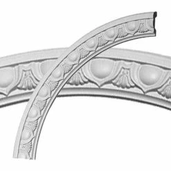 Ekena Egg And Dart Ceiling Ring CR23EG, 23-3/4"OD x 19-3/4"ID x 2"W x 3/4"D